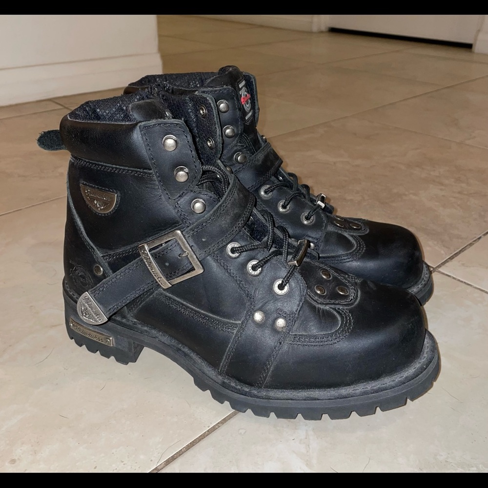 Men’s 11.5 Milwaukee Motorcycle Riding Boots